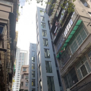 加裝電梯 鋼結構玻璃幕墻及混凝土玻璃結構